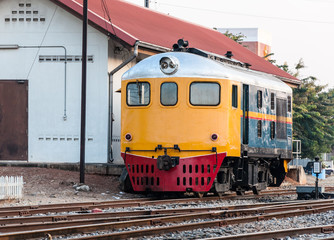Old diesel hydraulic locomotive