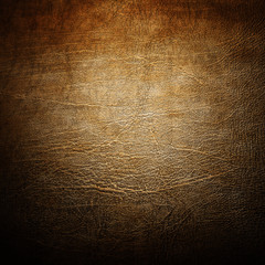 Brown leather texture closeup - obrazy, fototapety, plakaty