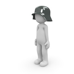 Stahlhelm Soldat