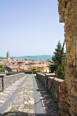 Fototapeta na wymiar Castle of Melfi. Basilicata. Włochy.