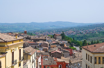 Panoramic view of Melfi. Basilicata. Italy.