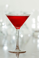 red cherry drink