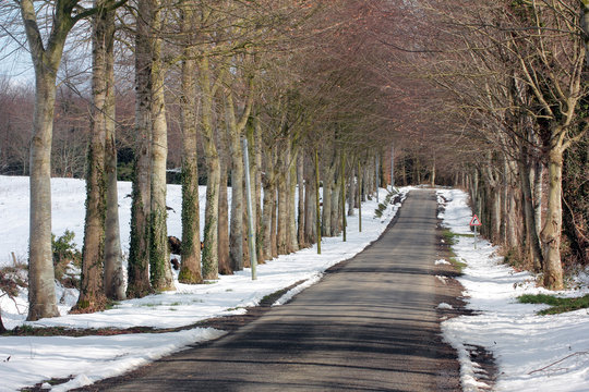 neige en Normandie