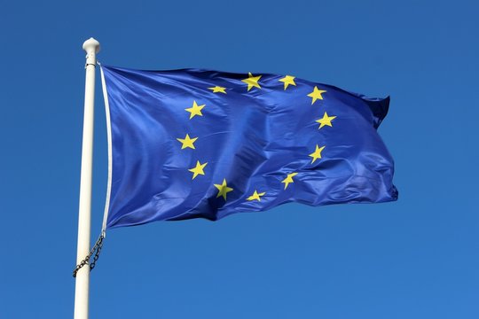 Drapeau &eacute;toil&eacute; de l'Union Europ&eacute;enne