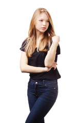 Fototapeta premium beautiful teen girl portrait