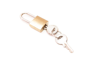 padlock with keys