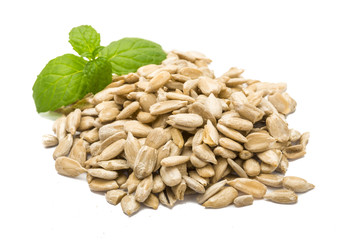 Sunflower seeds with mint