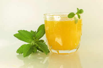 stevia and  mango juice