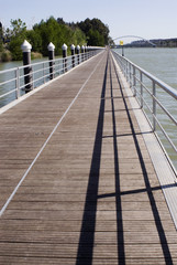 Obraz premium Bridge in the river