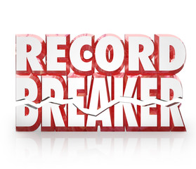 Record Breaker 3D Words Historic Best Score Results