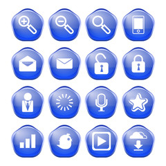 web, communication icons: internet vector set.