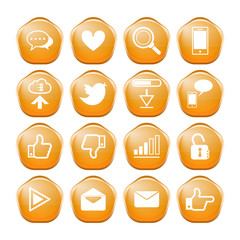 web, communication icons: internet vector set.