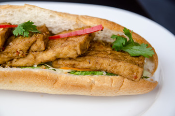 Veggie burger with tofu