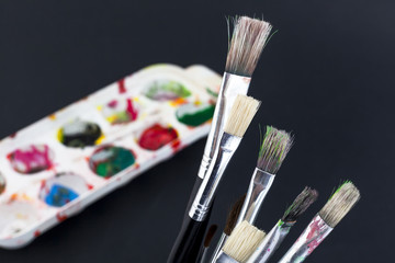 Obraz premium colors and brushes