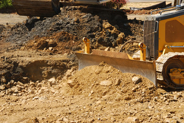 Fototapeta premium Small Dozer