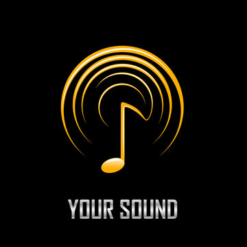 Vector Logo music and sound