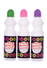 three bingo dabbers