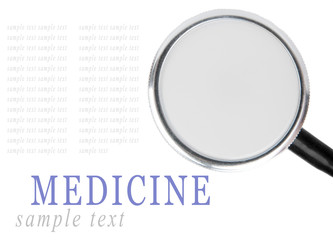 Stethoscope isolated on white background