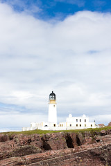 Fototapeta na wymiar Rubha Reidh Lighthouse, Highlands, Scotland