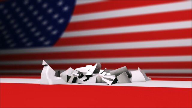 zerbrechendes Dollarzeichen - breaking dollar sign