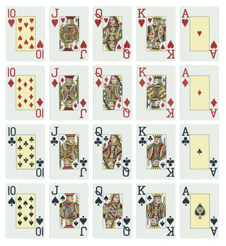 Poker, Kartenset