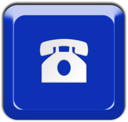 Tecla azul telefono