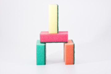 dish washing sponge and cloth images