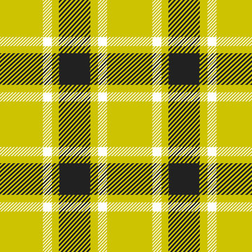 Yellow Plaid Pattern