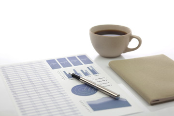 business chart showing financial success