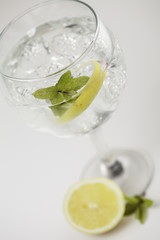 Gin tonic cocktail