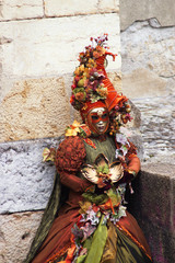 Fototapeta na wymiar Weneckie maski w Annecy