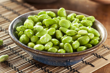 Green Organic Edamame with sea salt
