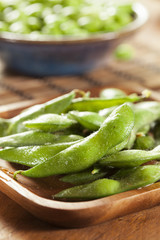 Green Organic Edamame with sea salt