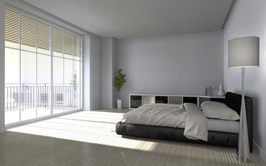 modern bedroom interior - Wohndesign - Schlafzimmer