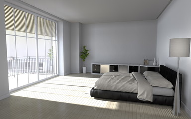 modern bedroom interior - Wohndesign - Schlafzimmer