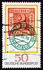 Postage stamp Germany 1978 Saxony No. 1 Stamp