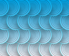 Circles flow. EPS10.