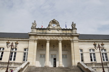 Fototapeta na wymiar Palais de justice à Auxerre, Bourgogne 