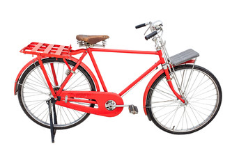 Fototapeta na wymiar red vintage bicycle