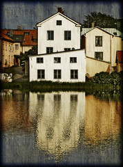 Reflection in river