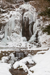 Königshütter Wasserfall im Winter