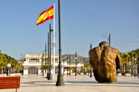 Cartagena, El Zulo, v&iacute;ctimas del terrorismo, bandera de Espa&ntilde;a