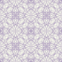 violet floral pattern