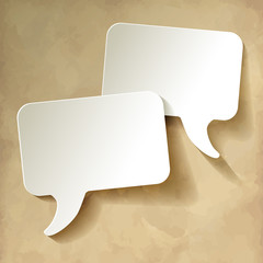 Speech Bubbles Vintage