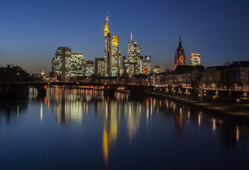 Skyline Frankfurt am Main bei Nacht © Felix Horstmann