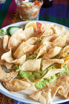 Guacamole with tacos