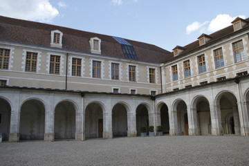 Fototapeta na wymiar Abbaye Saint Germain à Auxerre, Bourgogne