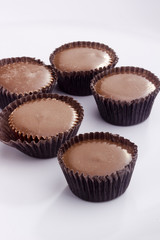 Milk chocolate cups