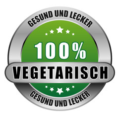 5 Star Button grün 100% VEGETARISCH GUL GUL
