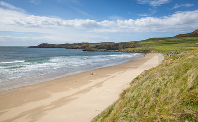 Whitesands Bay beach near St Davids Wales UK